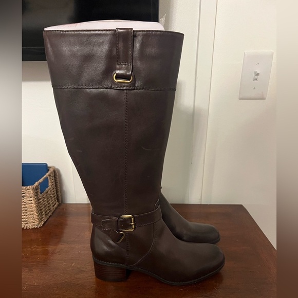 Bandolino Dark Brown Over the Knee Boots size 8.5M - Picture 3 of 7